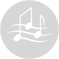 A circular icon featuring two musical notes above wavy lines, representing sound or music themes.