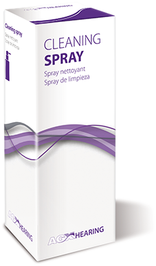 hearing aid cleaning spary
